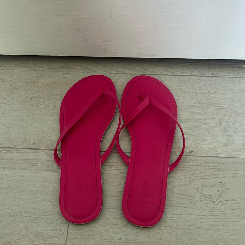J. Crew Pink Sandals Vibrant Thong Style